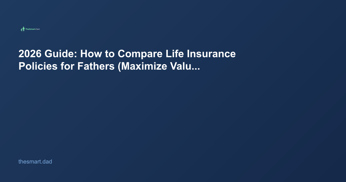 2026 Guide: How to Compare Life Insurance Policies for Fathers (Maximize Value & Protection)