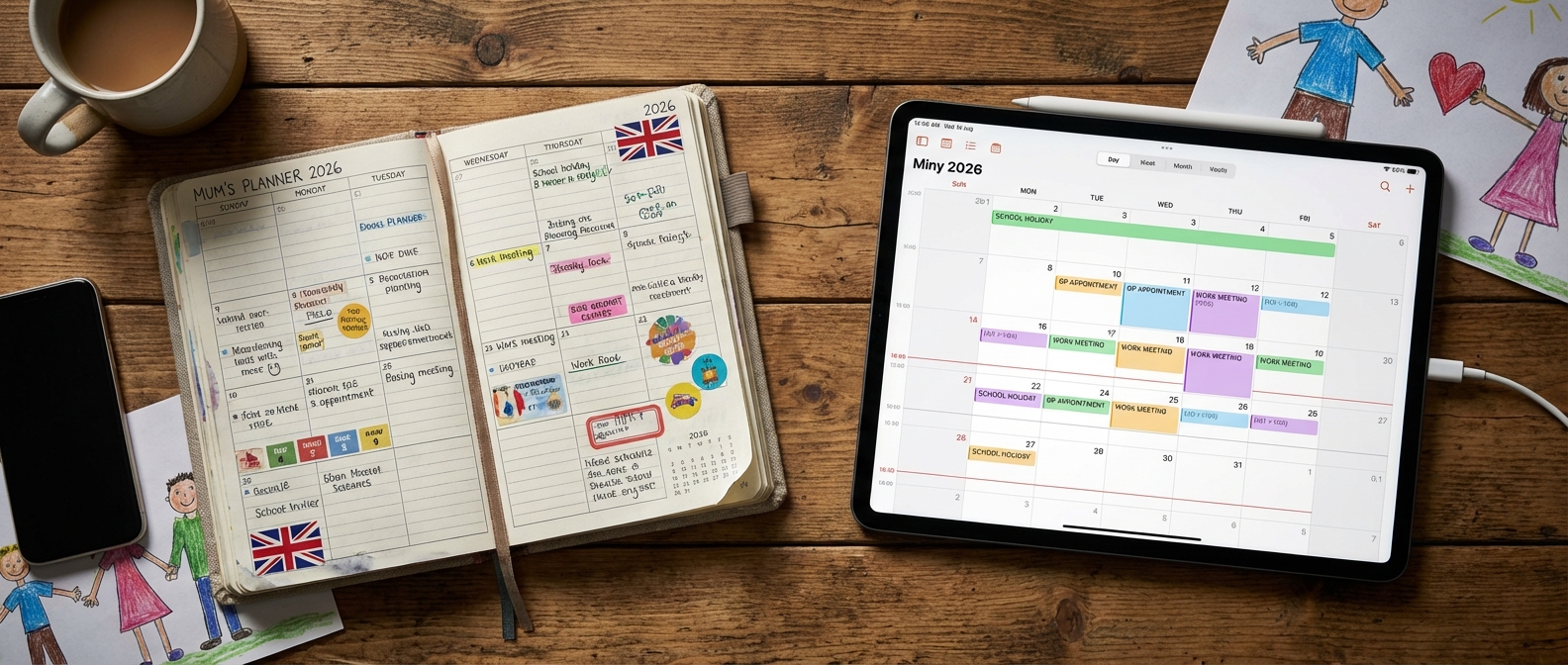Mom Planner vs Digital Calendar: The Ultimate Showdown for UK Mums (2026 Edition)