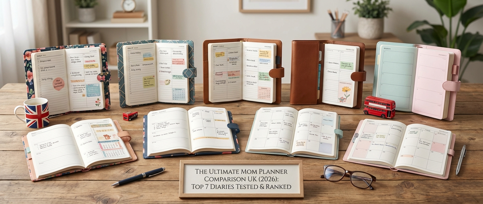 The Ultimate Mom Planner Comparison UK (2026): Top 7 Diaries Tested & Ranked