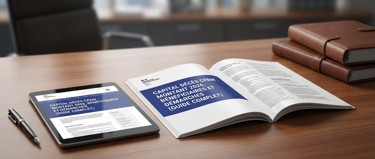 Capital Décès CPAM : Montant 2026, Bénéficiaires et Démarches (Guide Complet)