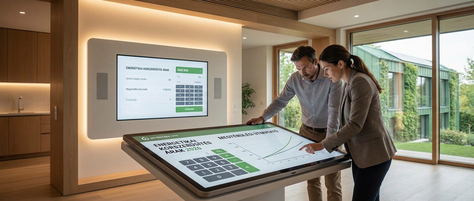 Energetikai Korszerűsítés Árak 2026: Kalkulátor és Megtérülési Útmutató