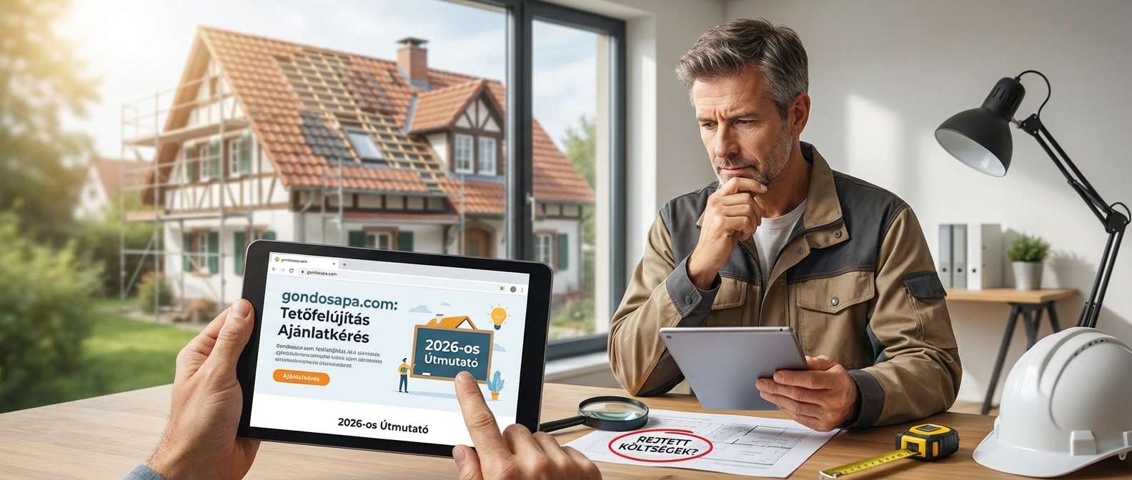 Tetőfelújítás Ajánlatkérés Online: Így Kerüld El a Rejtett Költségeket (2026-os Útmutató)