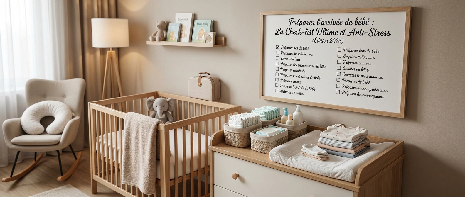 Préparer l'arrivée de bébé : La Check-list Ultime et Anti-Stress (Édition 2026)