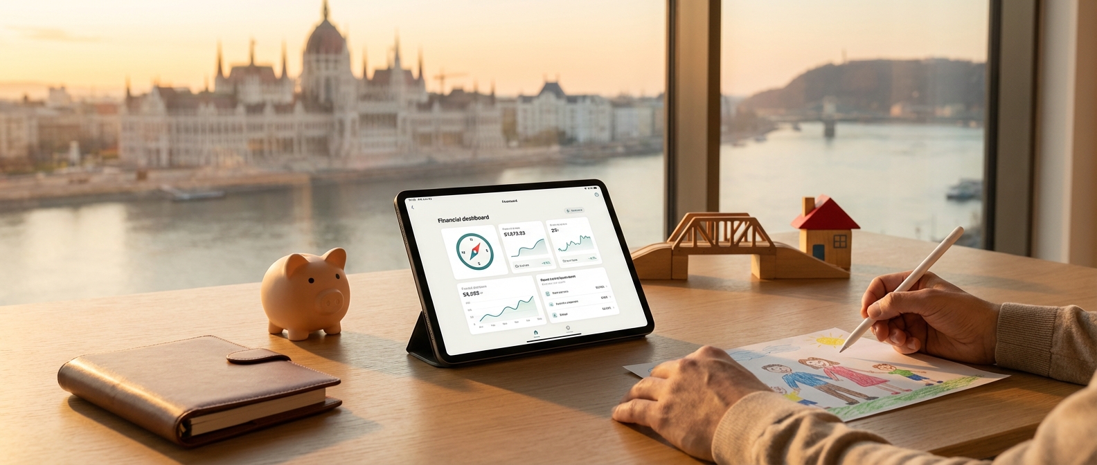 Pénzügyi Co-pilot Anyukáknak Budapesten: 2026-os Útmutató a Családi Jóléthez