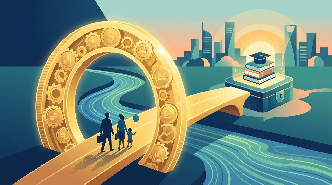 Illustration of parents