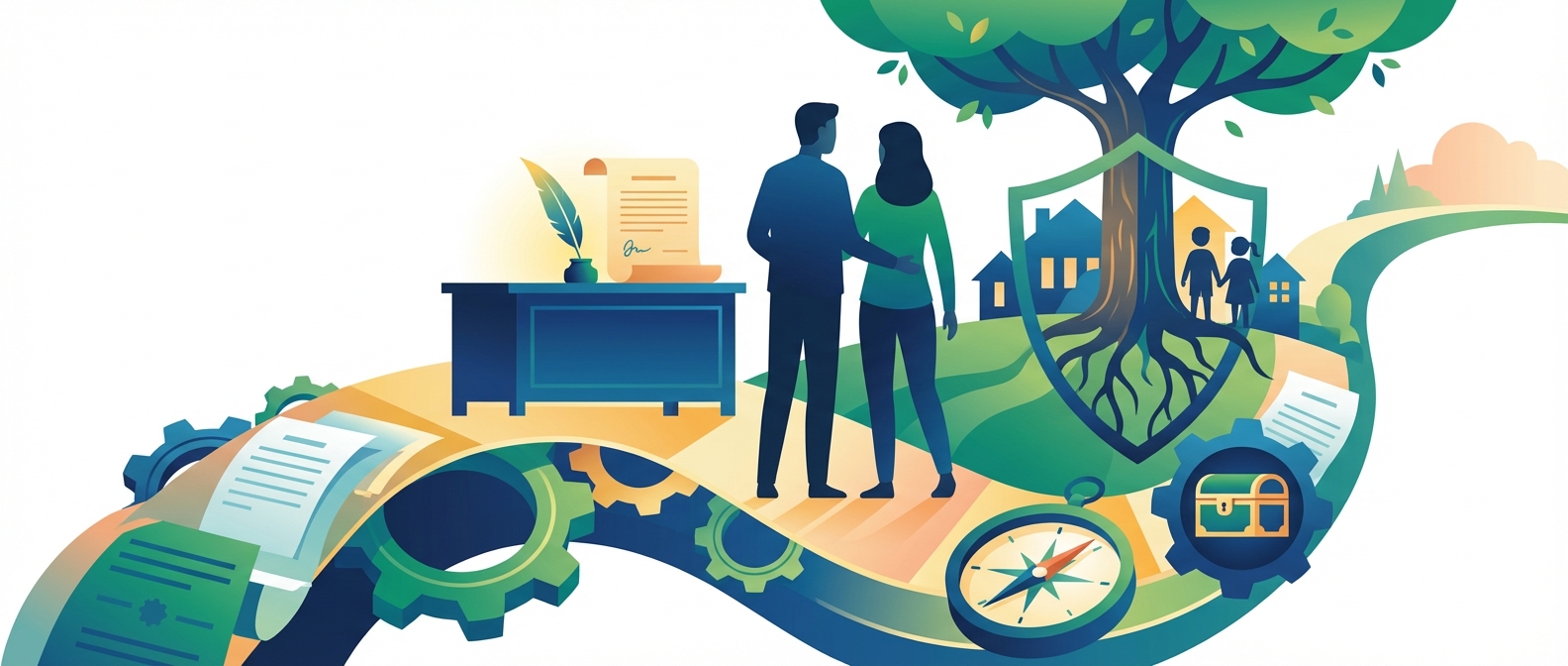 Illustration of family